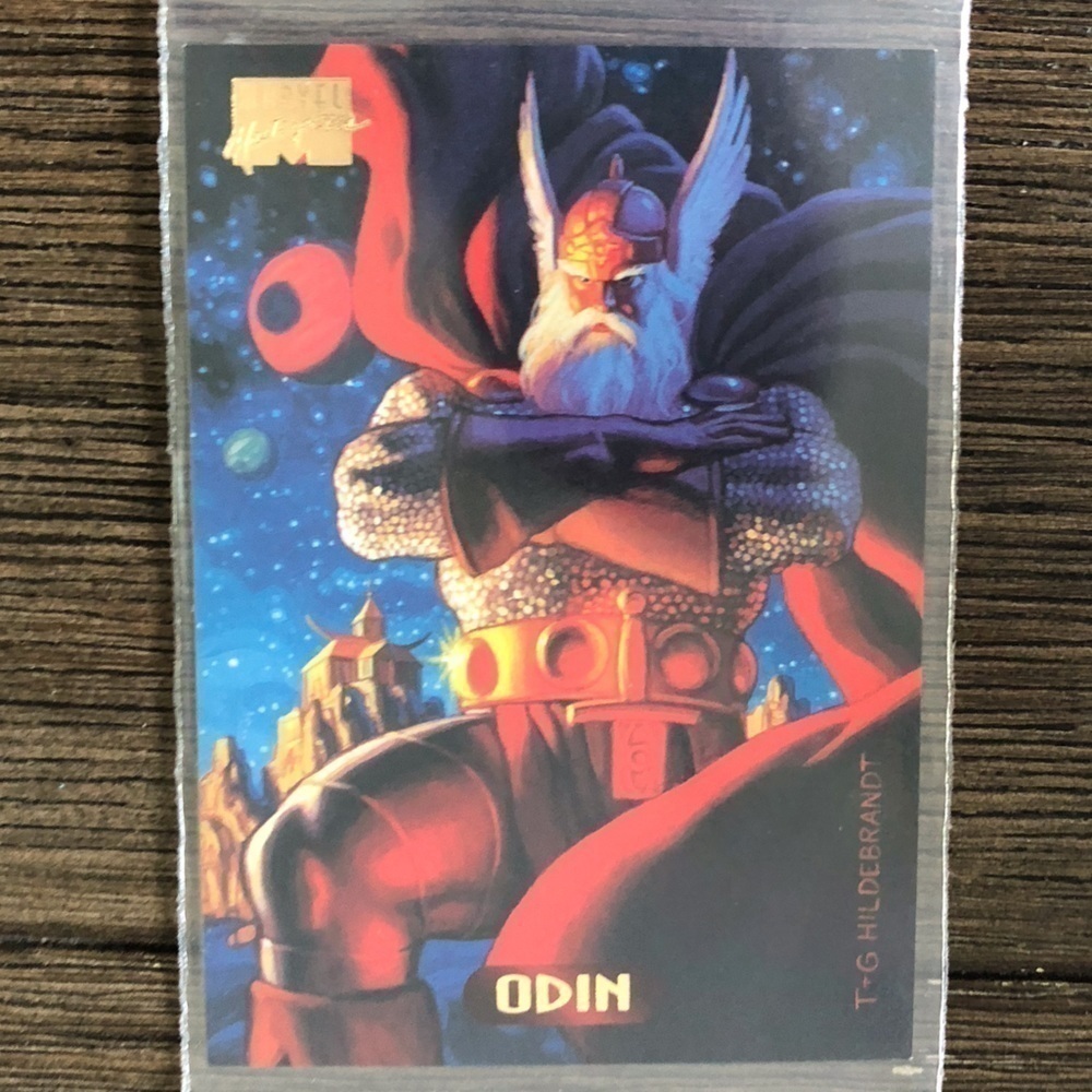 ’94 Marvel Masterpieces trading card: Odin #87